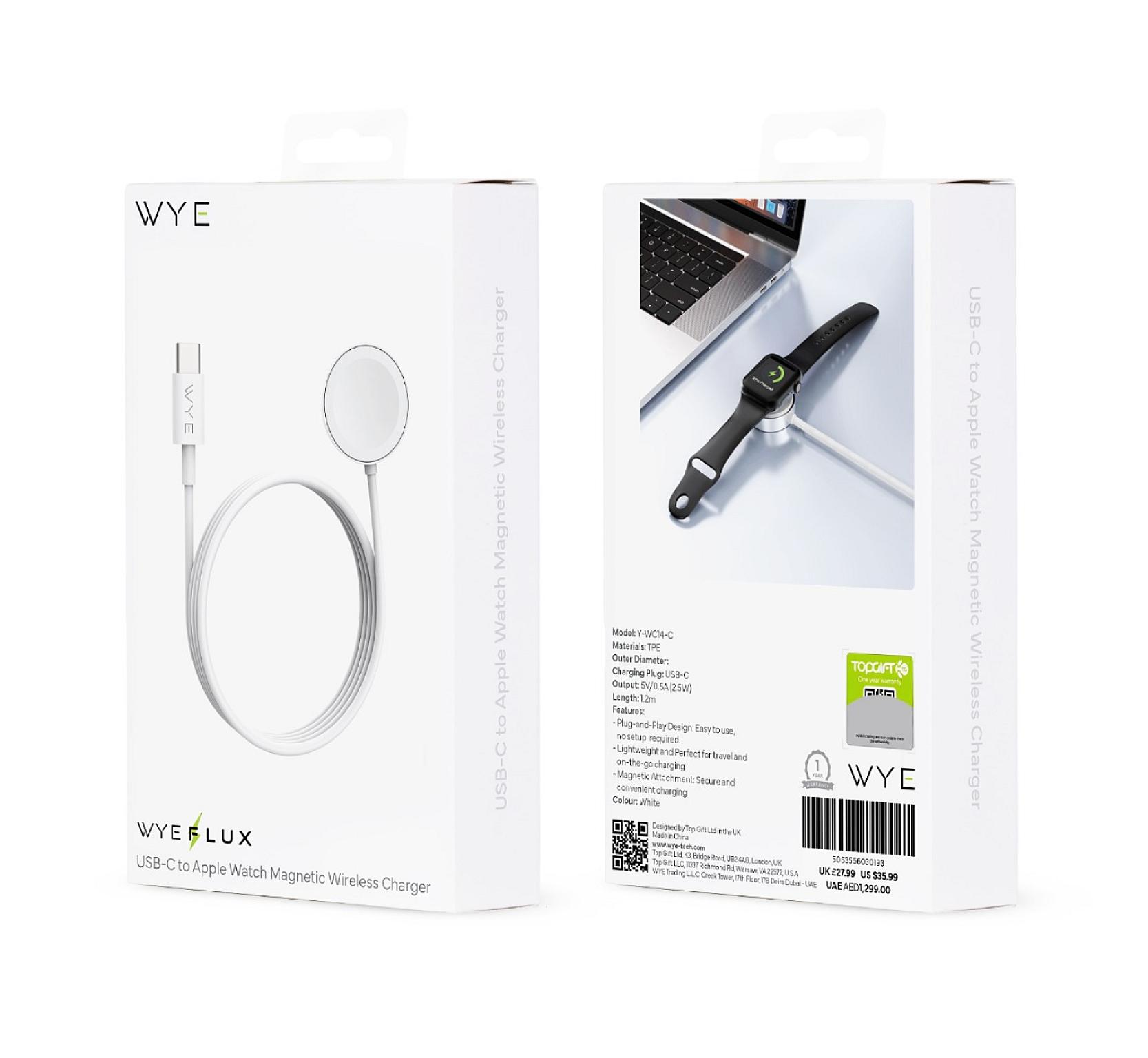 USB-C to Apple Watch Magnetic Wireless Charger view 3