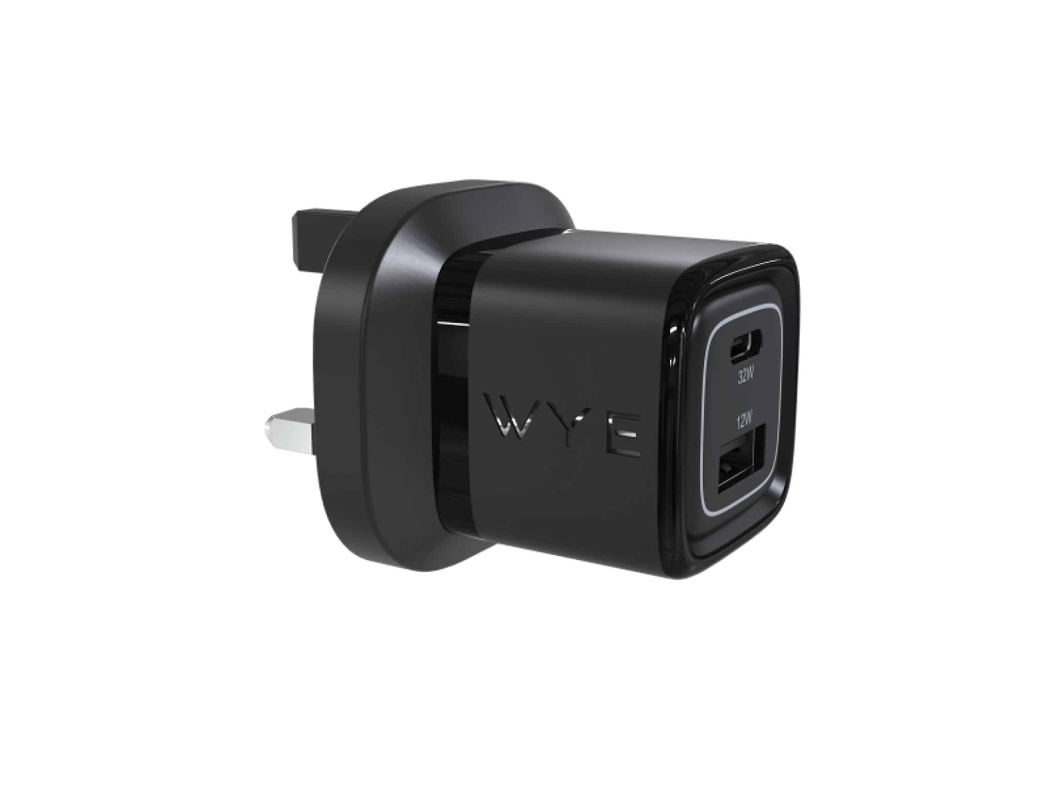 32W Dual Port USB-C & USB-A Charging Kit with USB-C to USB-C Cable  (Gan III) view 4
