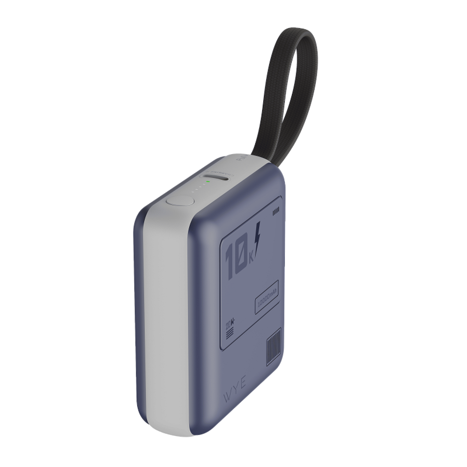 20W 10K Power Bank PB73 With Detachable Cable view 2