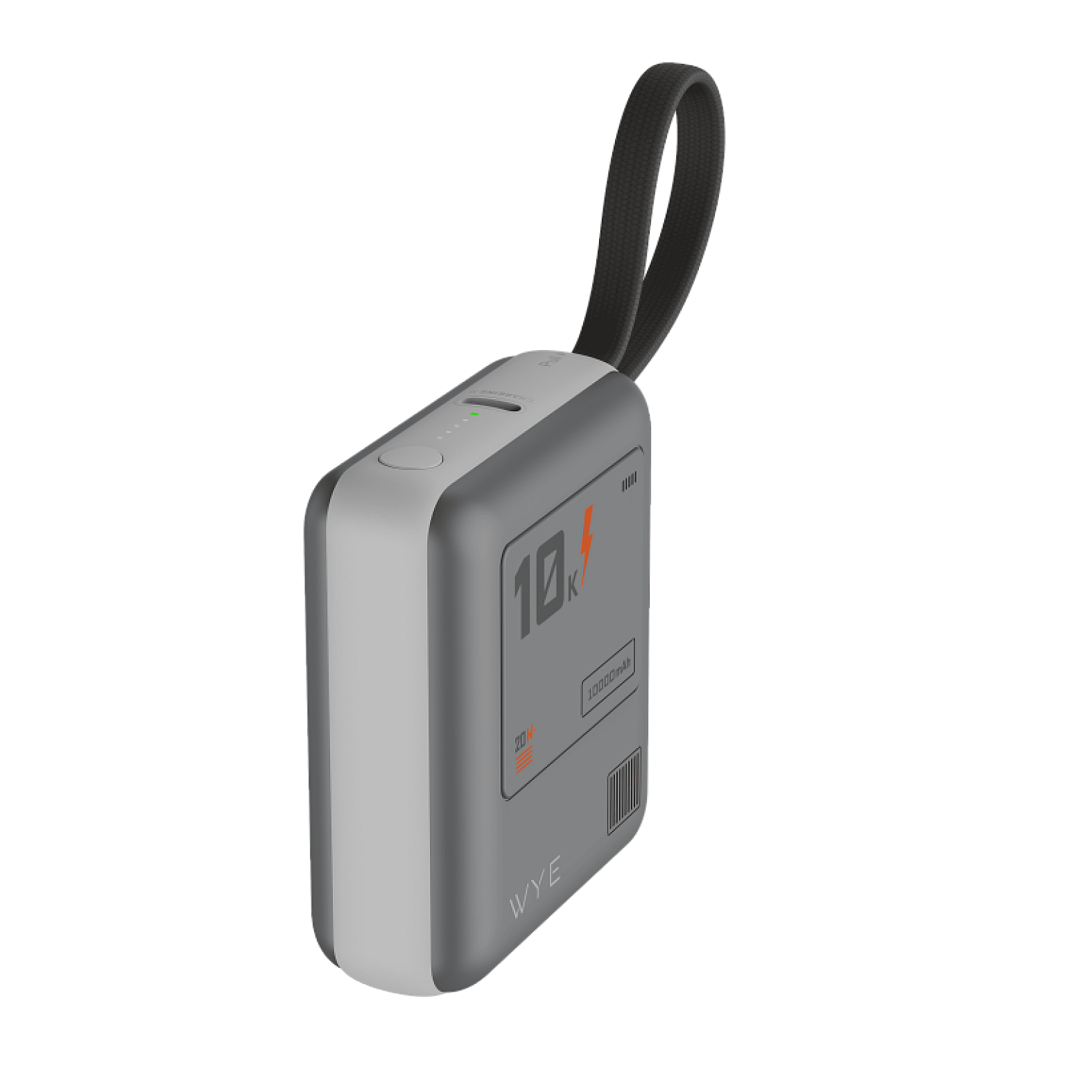 20W 10K Power Bank PB73 With Detachable Cable view 2
