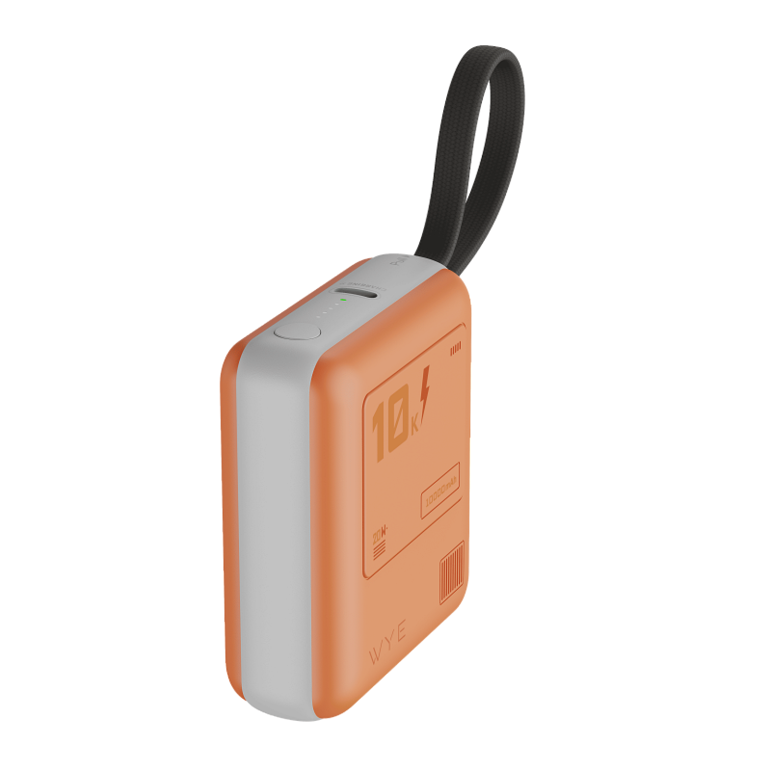 20W 10K Power Bank PB73 With Detachable Cable view 2