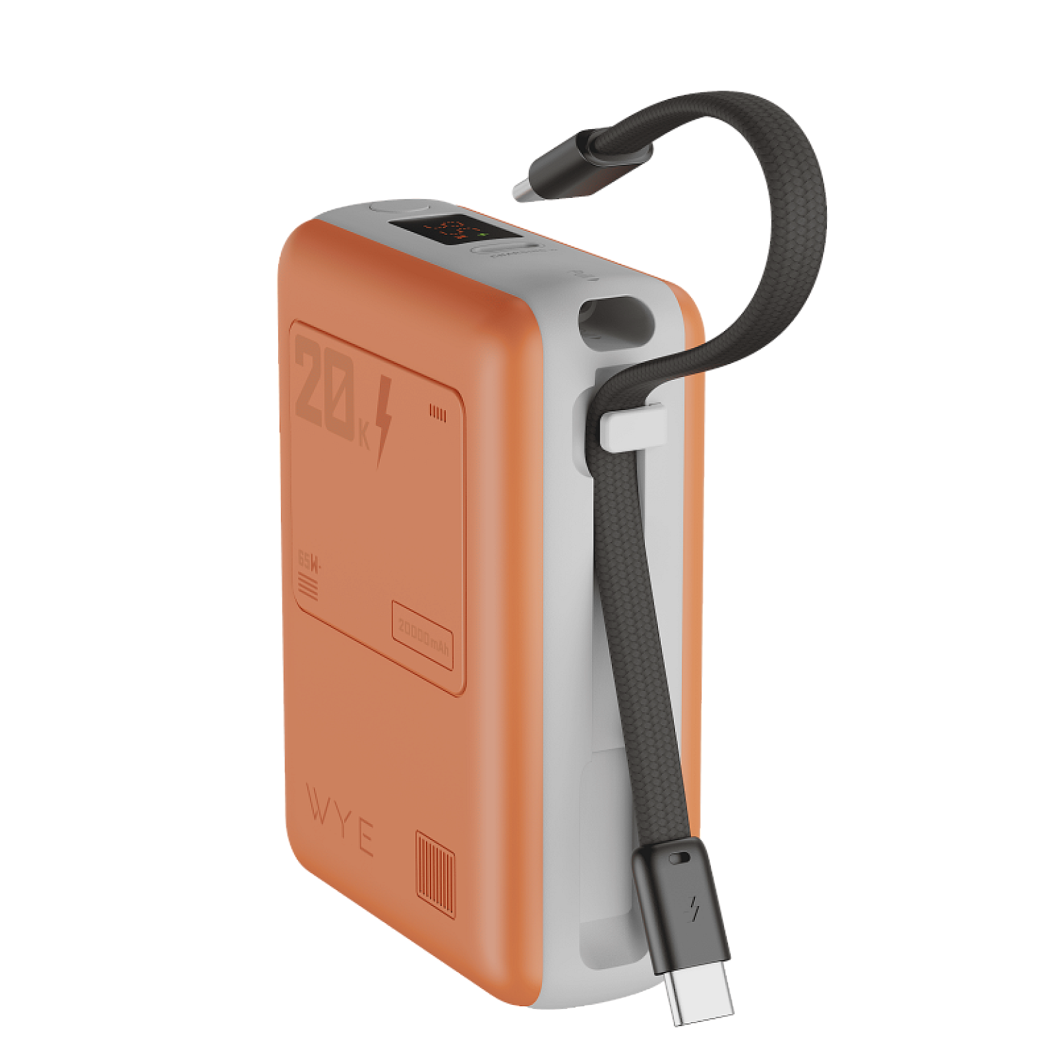 65W 20K Power Bank PB74 With Detachable Cable view 2