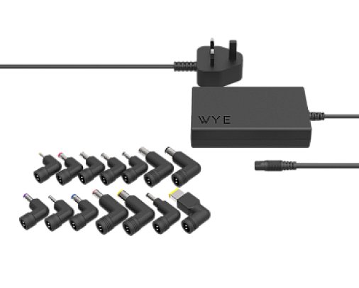 GaN 90W Universal Laptop Charger with 14 Tips