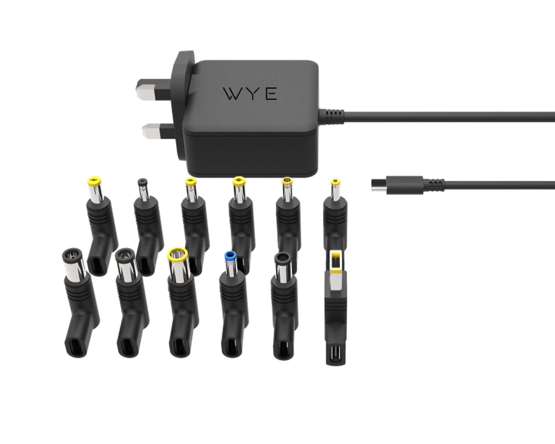 GaN 65W Universal USB-C Laptop Charger with 12 Different Tips view 1