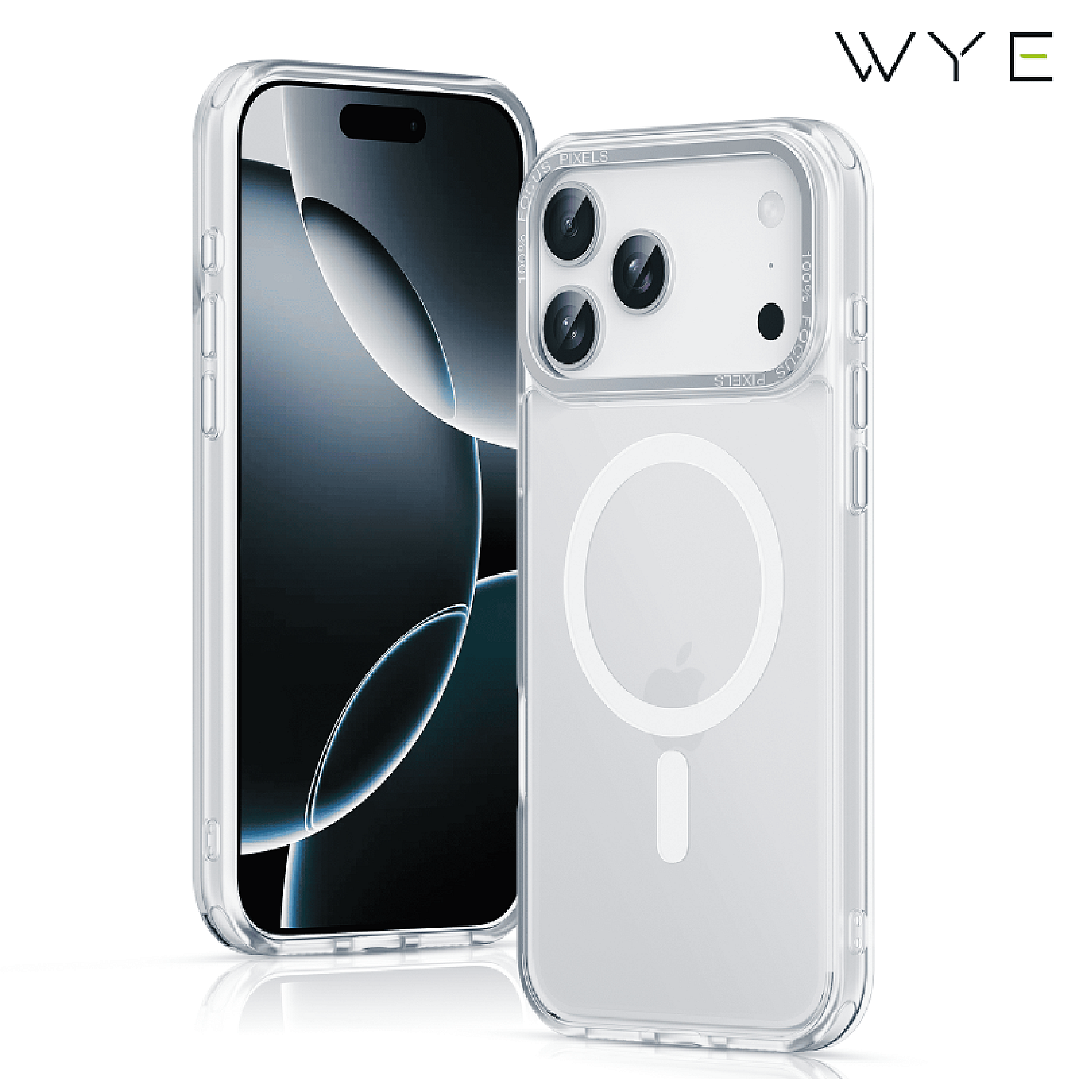 iPhone 17 Pro Max Hard TPU Clear MagS PC03 Case view 2
