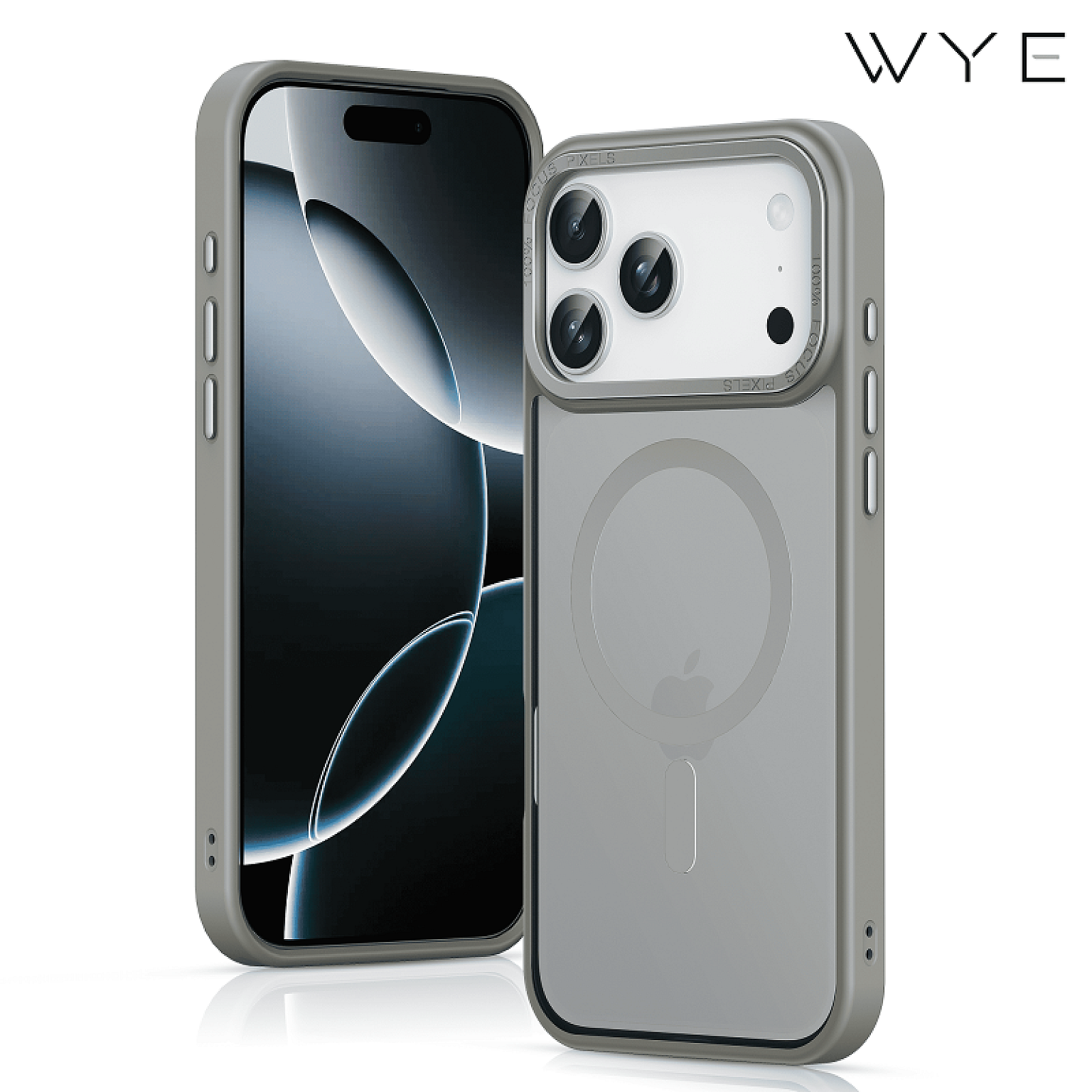 iPhone 17 Pro Max Hard TPU Clear MagS PC03 Case view 3