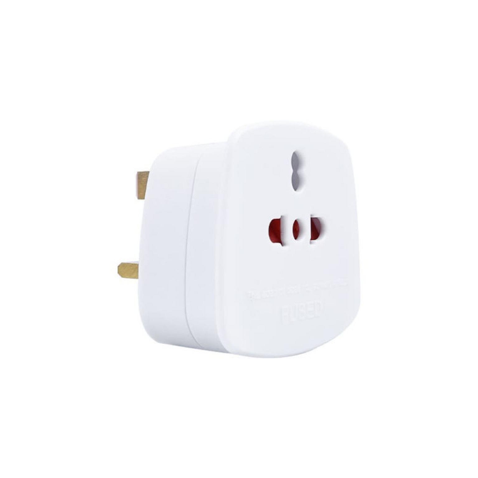 UK Plug Travel Adaptor with Multiple Sockets view 1