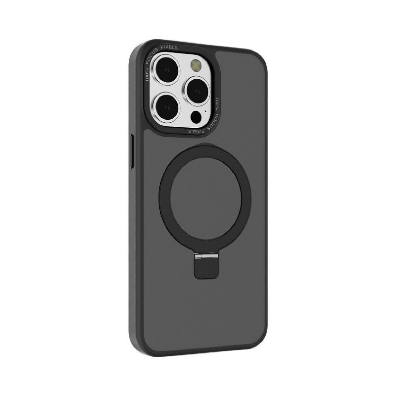 iPhone 16 Plus Metal Magsafe With Back Stand Case view 1