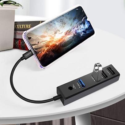 WYEFLOW 4-1 Hub USB-C to 4 USB-A Ports