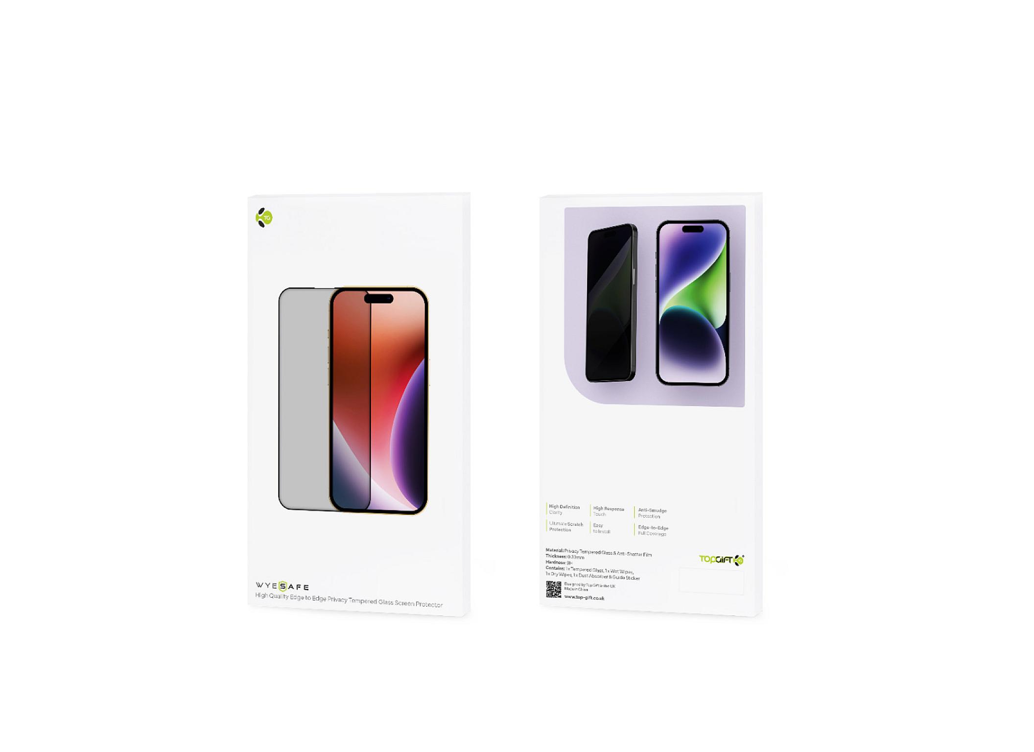 iPhone 16 Pro 6D Privacy Tempered Glass view 2