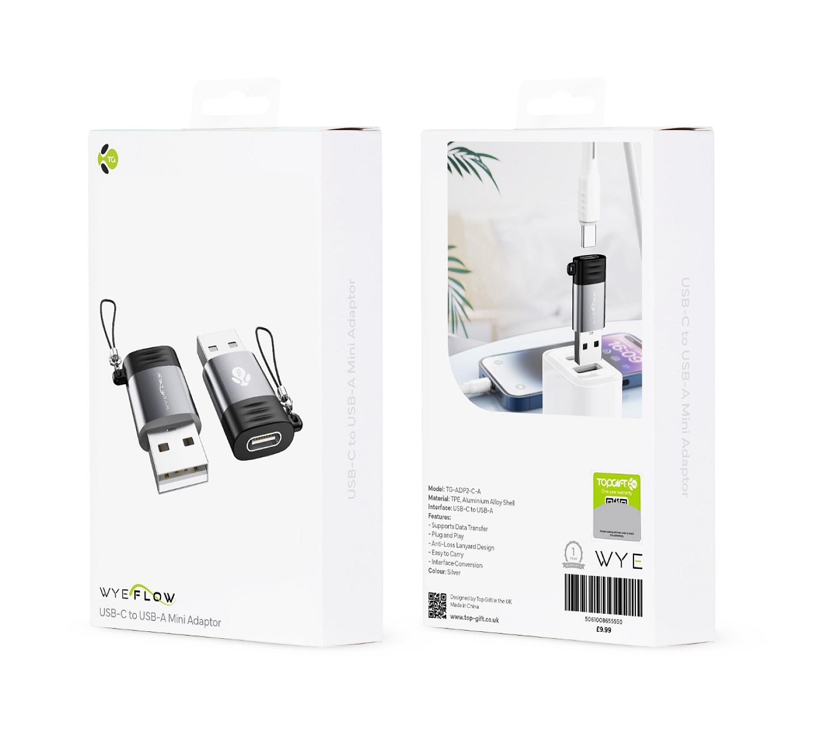 WYEFLOW USB-C to USB-A Mini Adaptor view 3