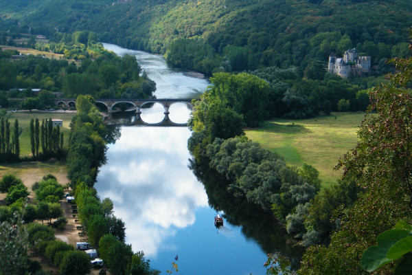 Dordogne river valley