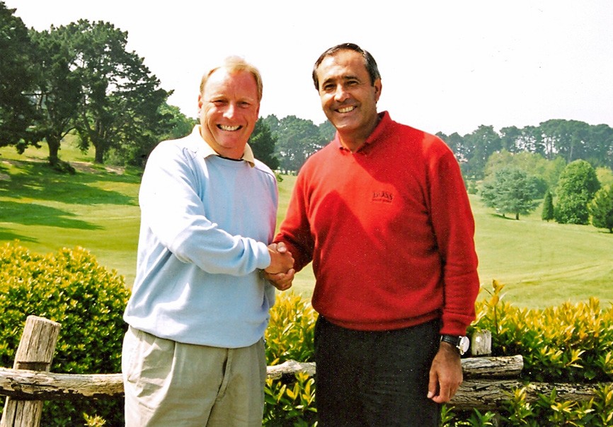 Why Choose Us 1 - Bonjour Golf Post Graham Ruth with Seve Ballesteros
