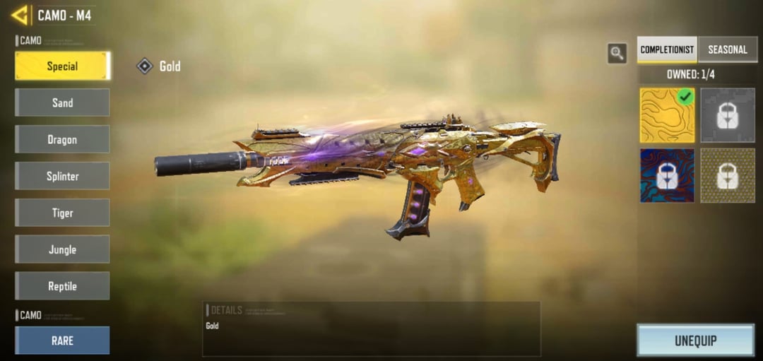 Finally got two gold weapons