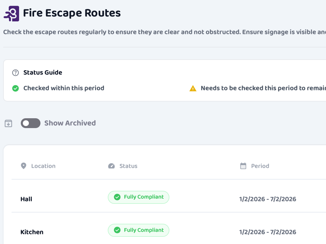 Speed up compliance checks