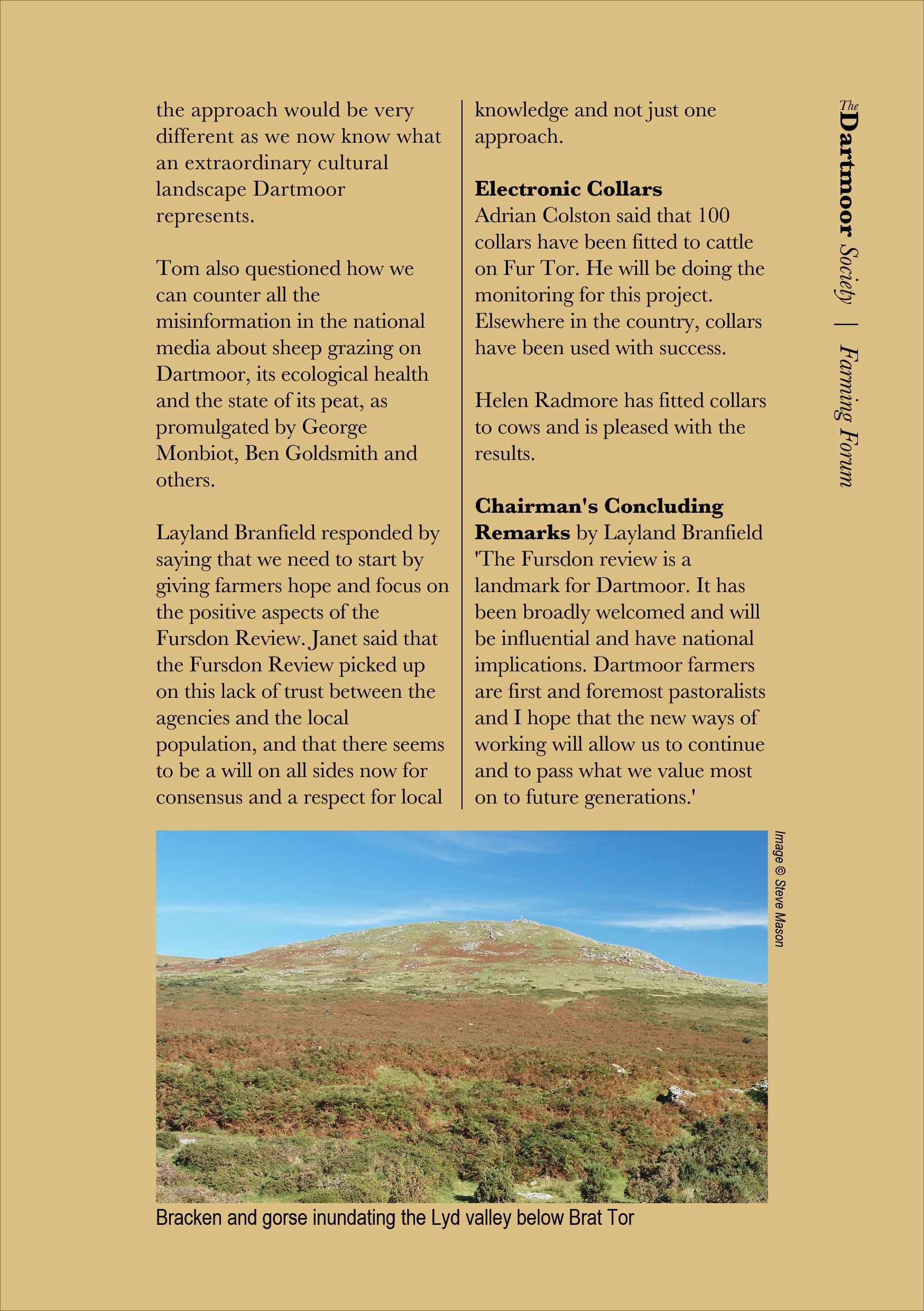 The Dartmoor Society Farming Forum held on 22 May 2024