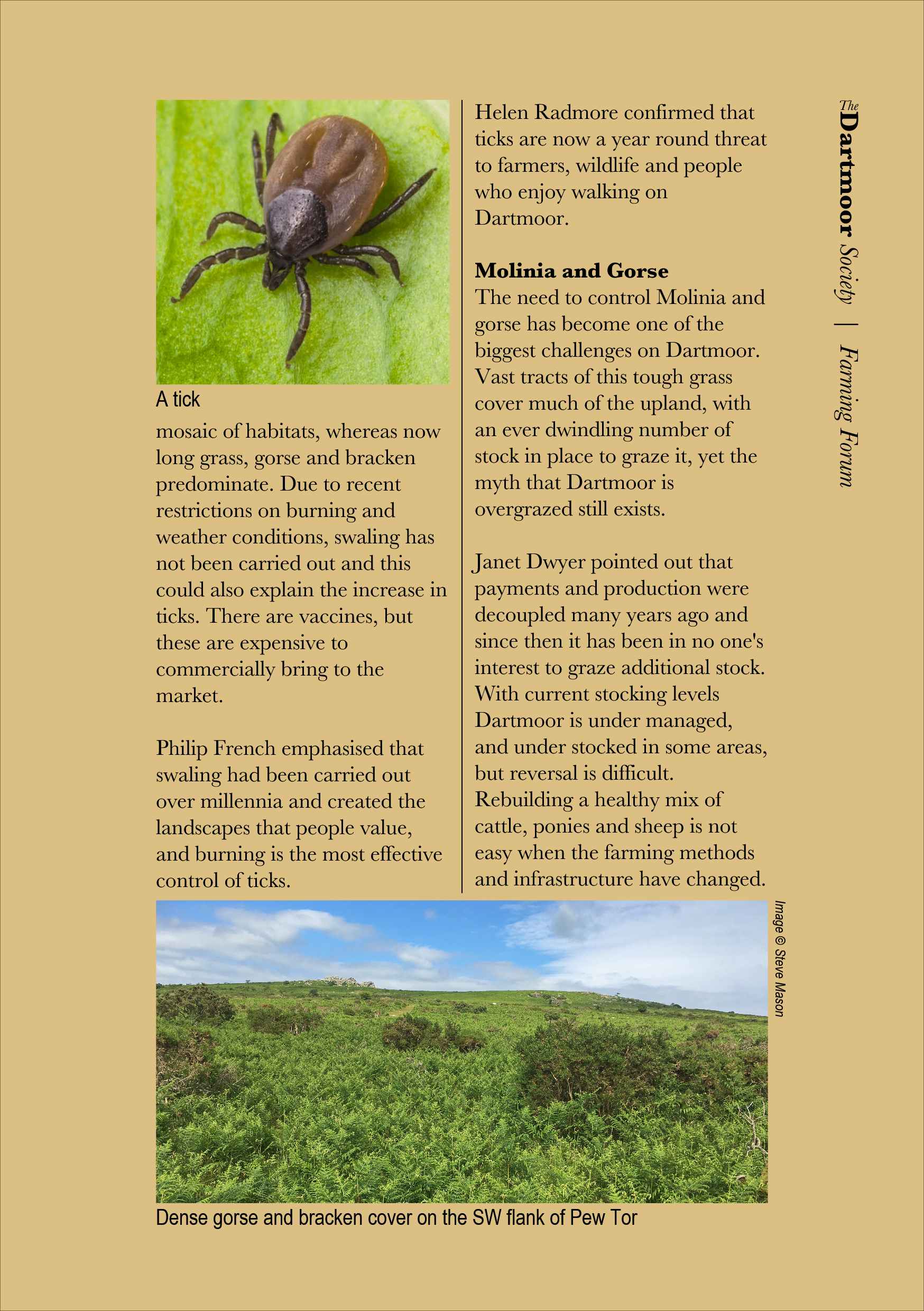 The Dartmoor Society Farming Forum held on 22 May 2024