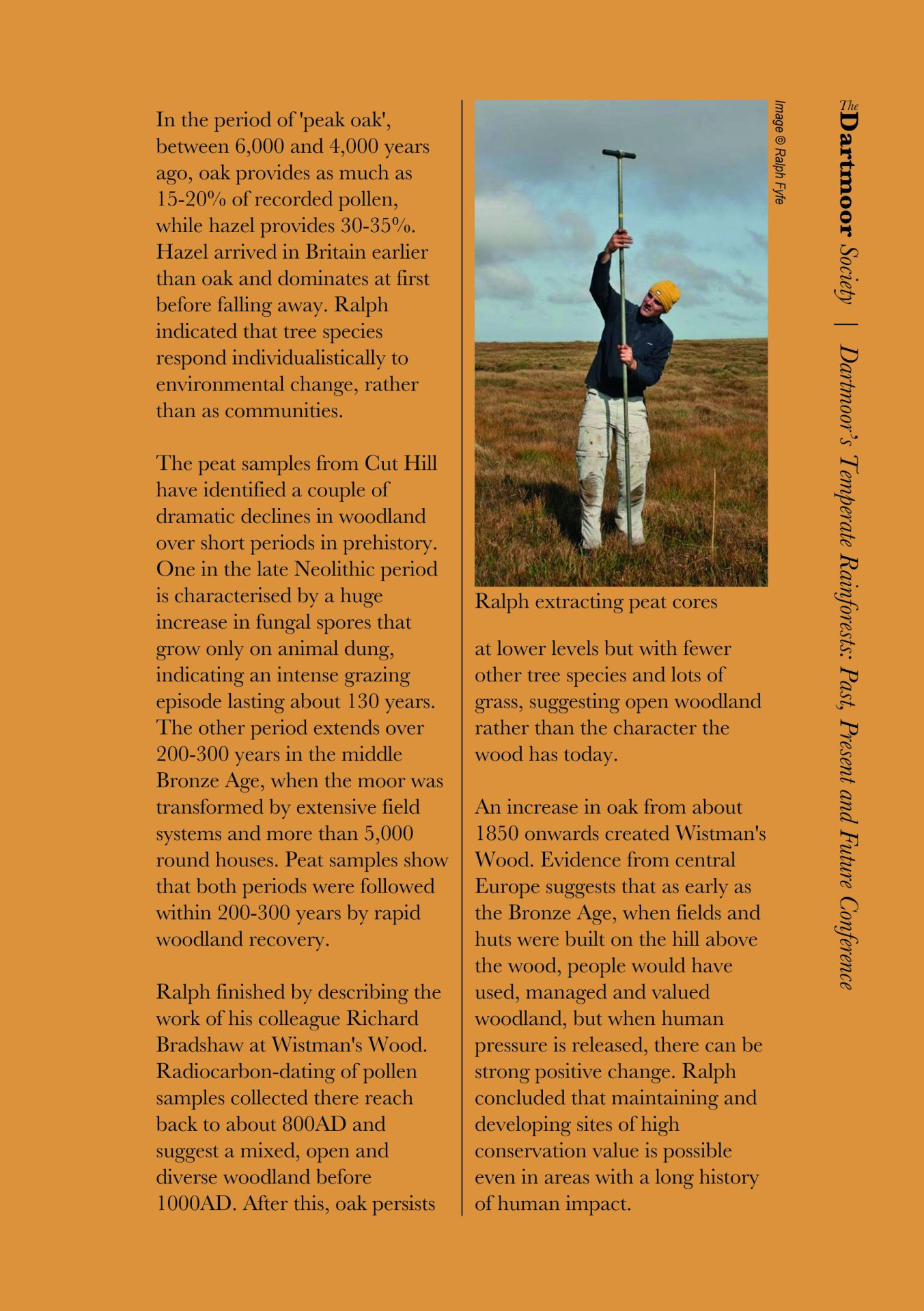 Dartmoor's Temperate Rainforests: Past, Present and Future.