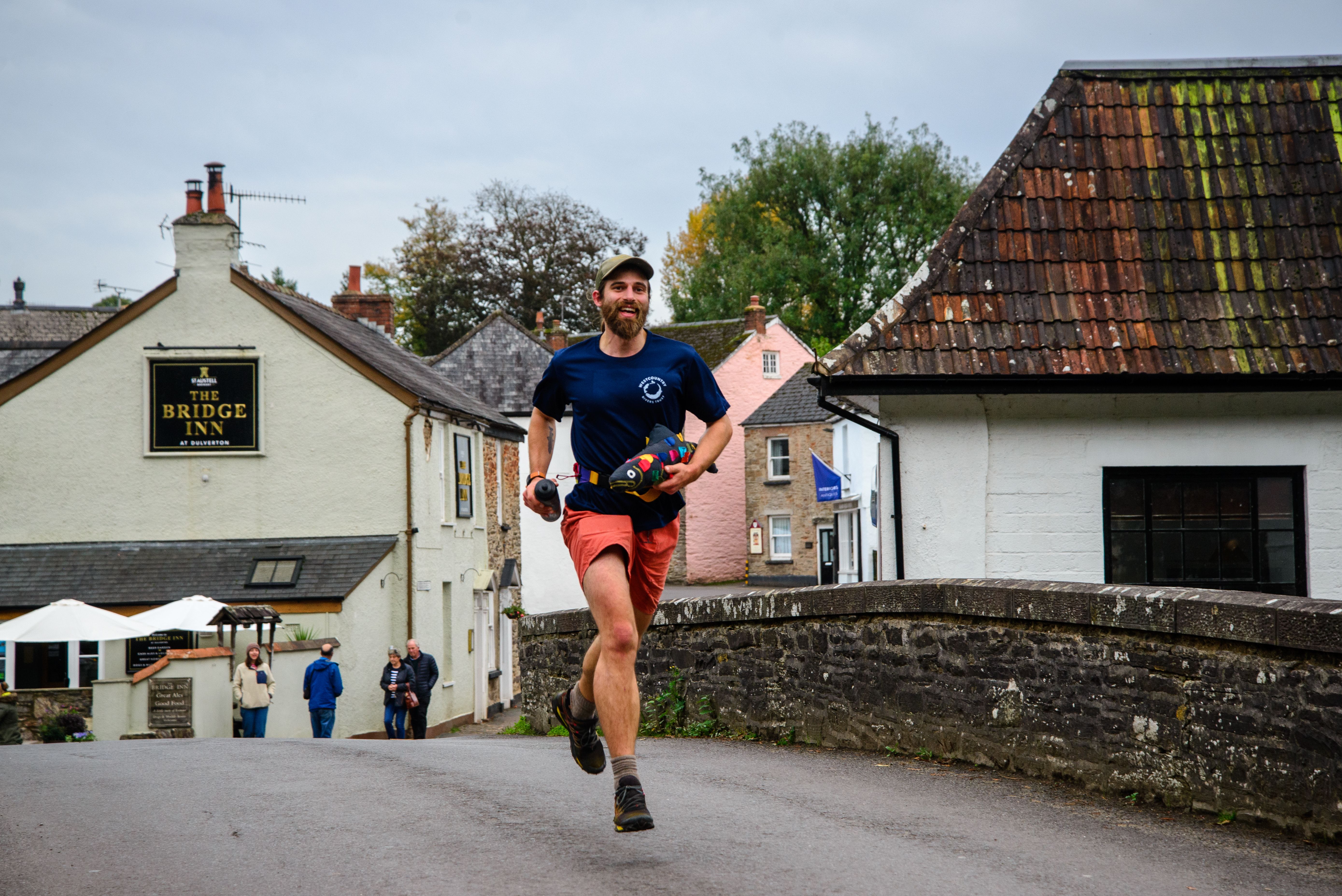 Ultra runner at Salmon Run 2024. Photo Bryn Truscott