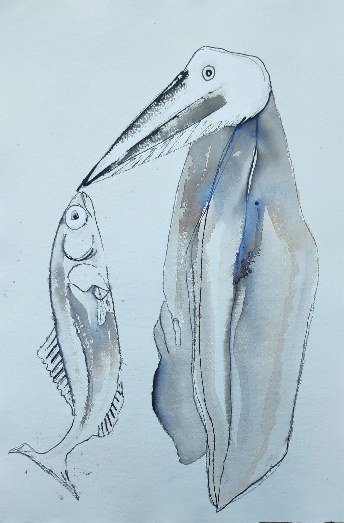 Heron illustration Shelley Castle