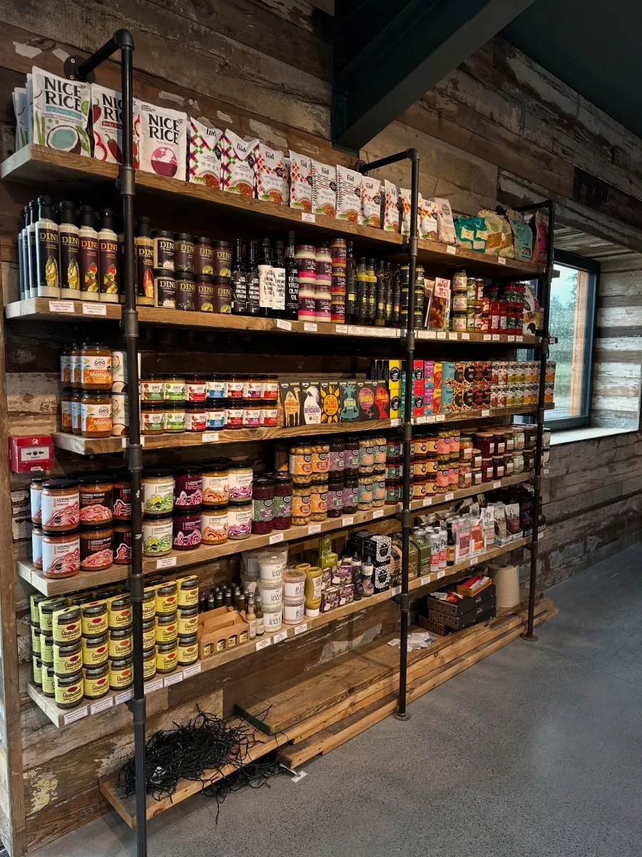 Special alpaca food available for visitors to feed the alpacas