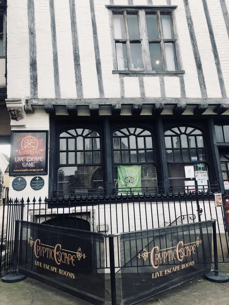 Exterior of Cryptic Escape live escape rooms
