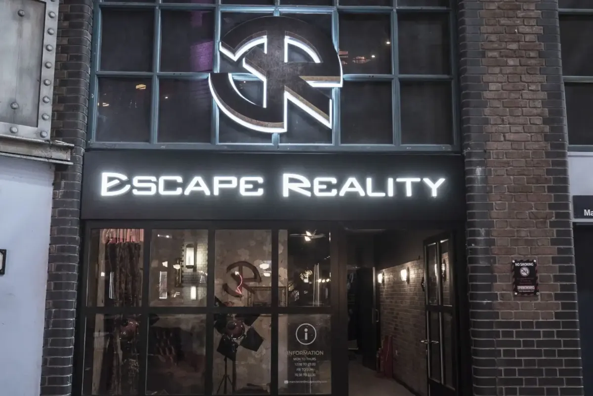 Entrance to Escape Reality escape room
