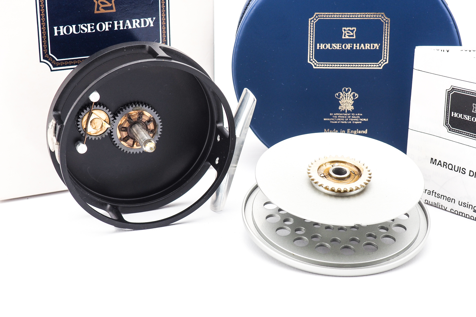MADE IN ENGLAND – HARDY MARQUIS DISC #5 TROUT FLY REEL – Vintage