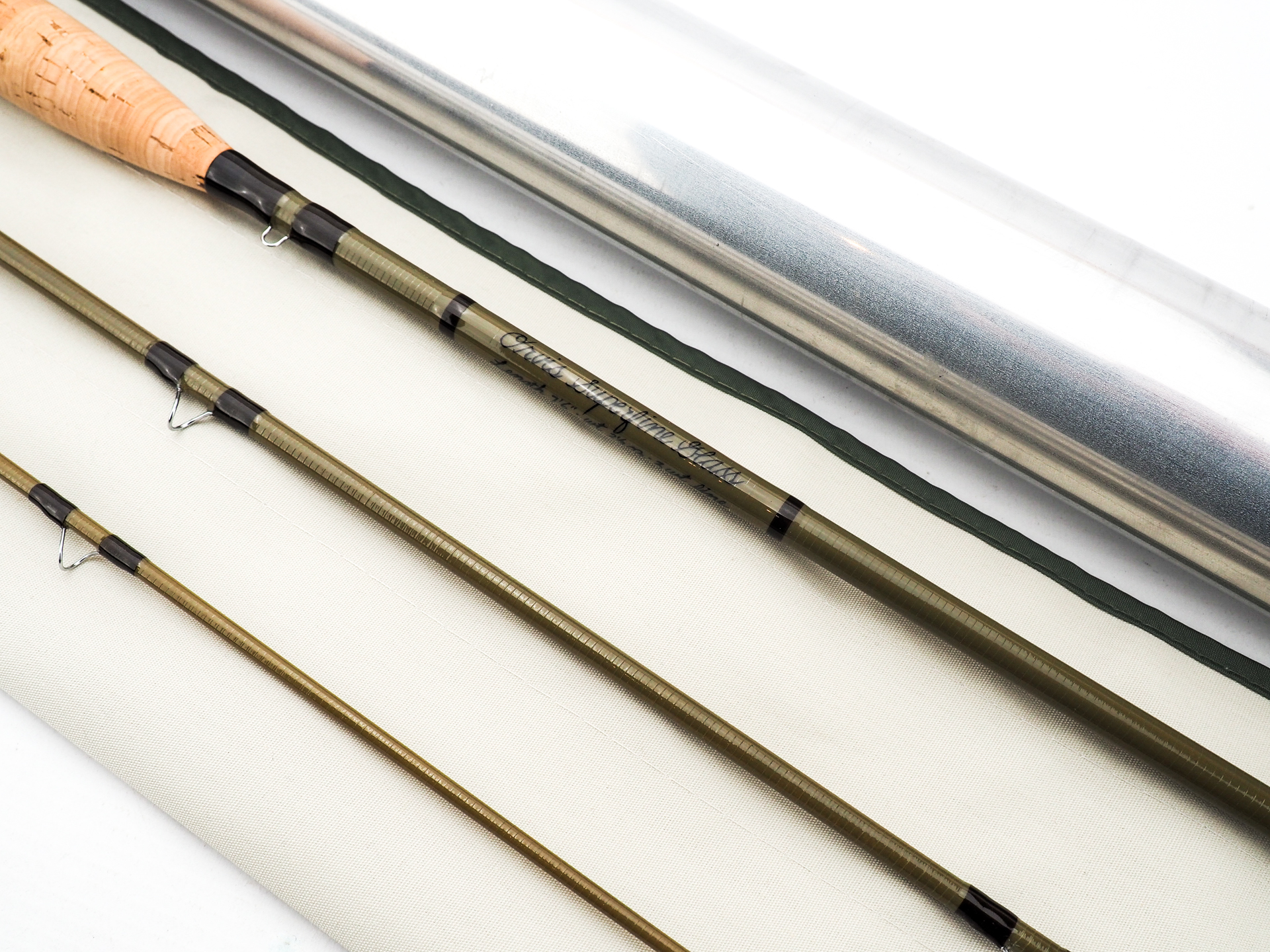 ORVIS SUPERFINE GLASS (FULL FLEX) 7'6″ #3 TROUT FLY ROD – Vintage