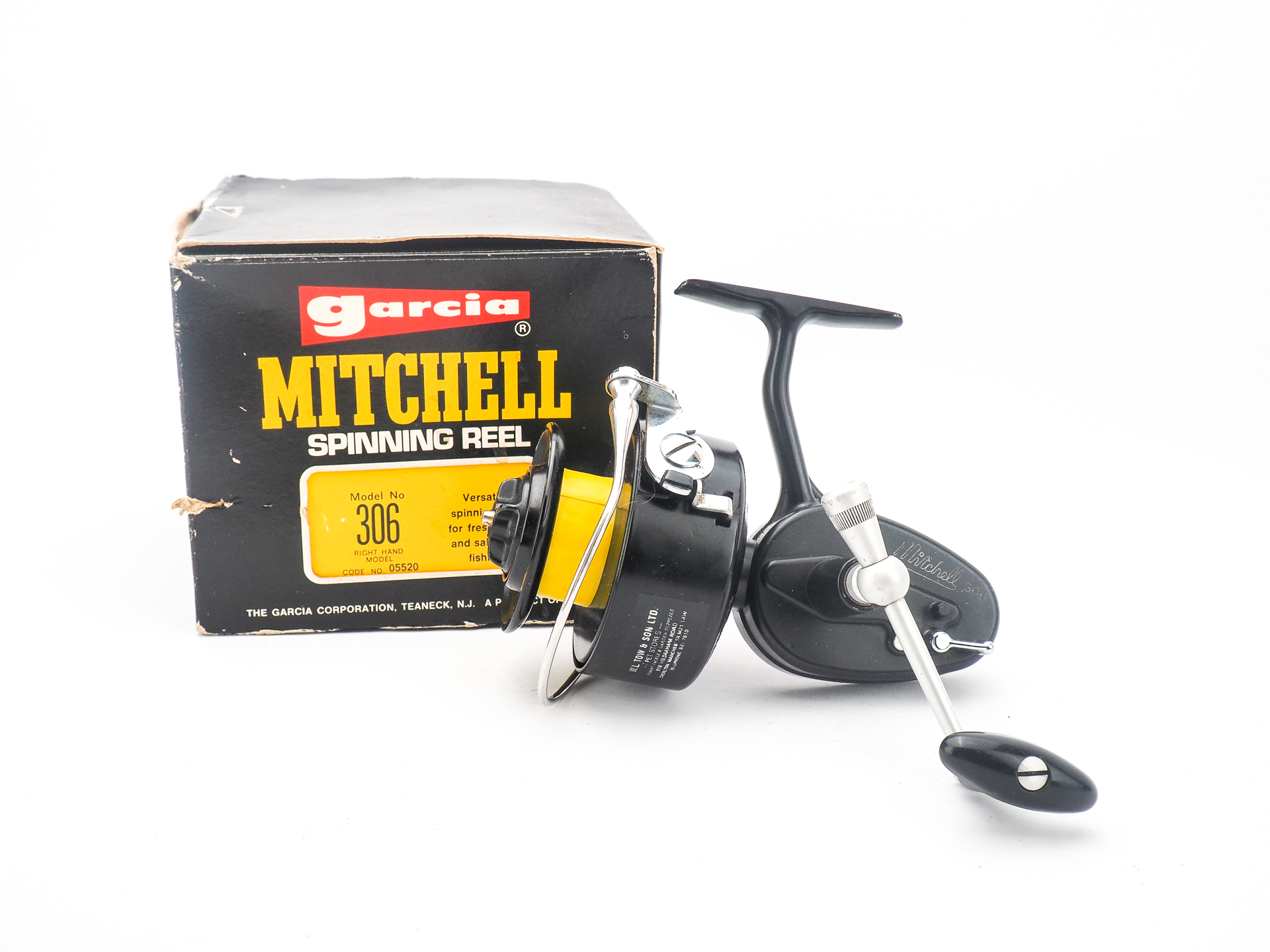 BOXED – MITCHELL 306 FIXED SPOOL FISHING REEL – Vintage Fishing Tackle