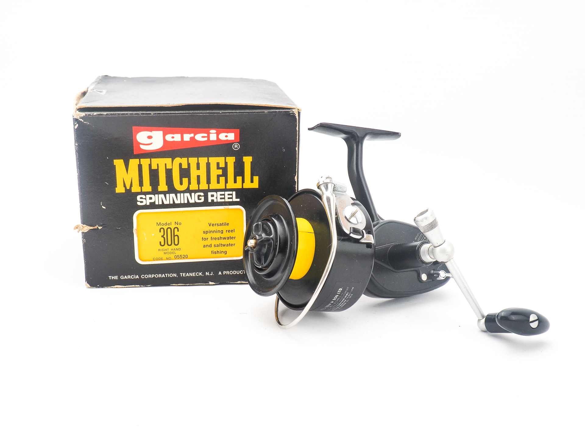 BOXED – MITCHELL 306 FIXED SPOOL FISHING REEL – Vintage Fishing Tackle