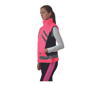 Hy Equestrian Hyviz Padded Gillet Pink