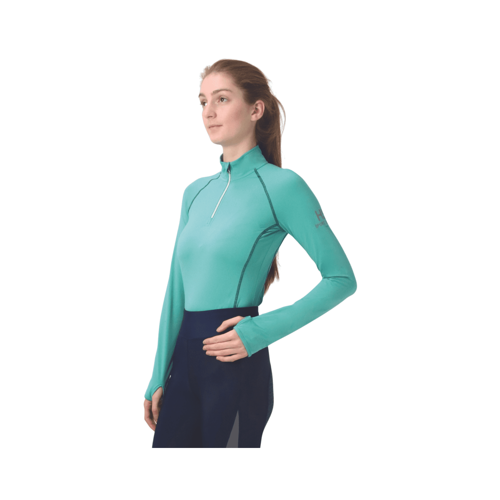 Hy Equestrian Sport Active Base Layer Spearmint Green