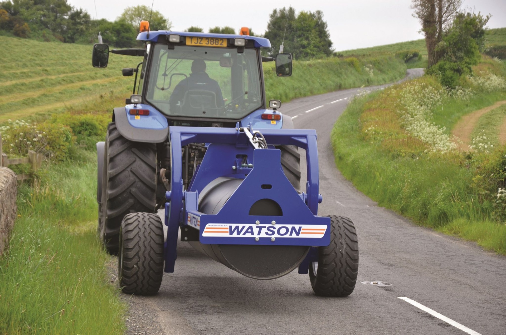 Walter Watson Water Ballast Land Roller c/w Rotating End Tow Hydraulic Wheel Kit - Image 4