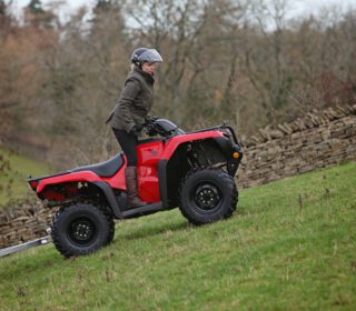 Red Honda Quad Bike
