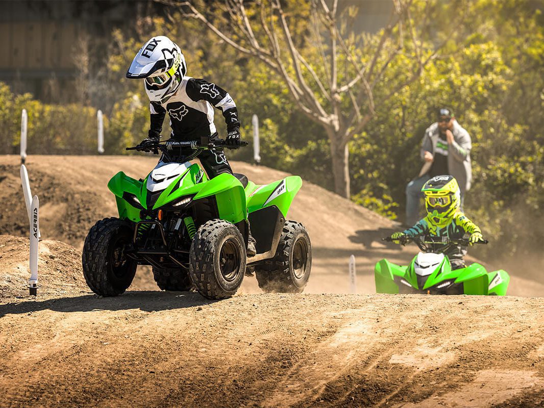 Kawasaki KFX90 Quad Bike - Image 7