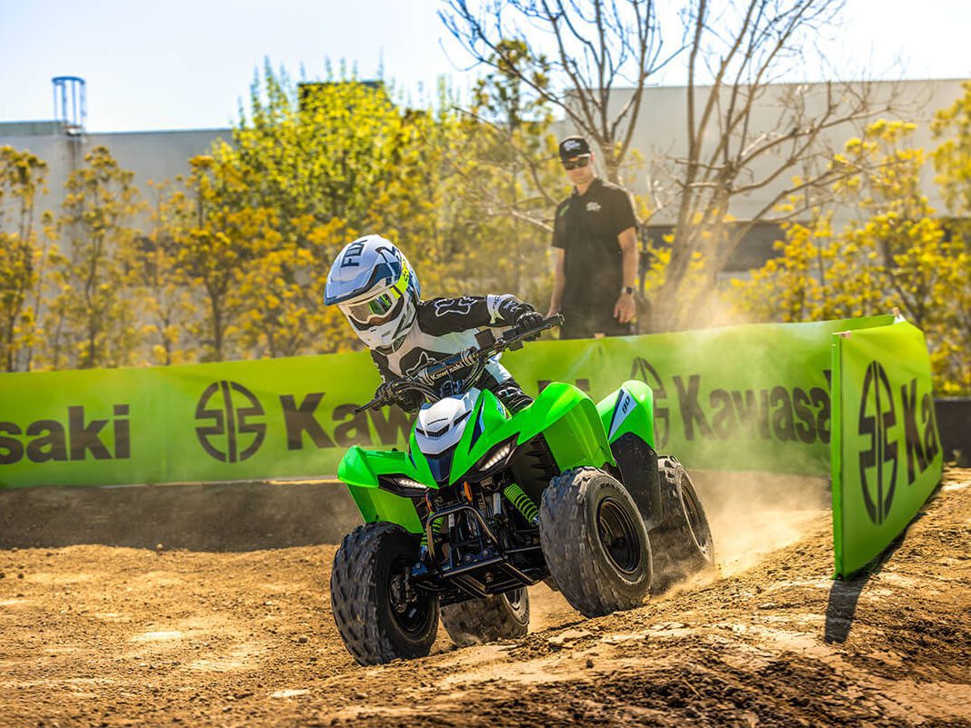 Kawasaki KFX90 Quad Bike - Image 5
