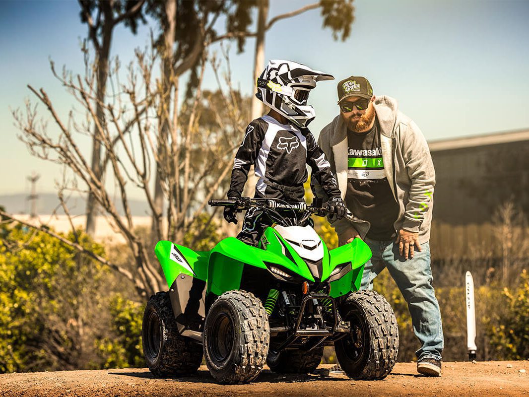 Kawasaki KFX90 Quad Bike - Image 4
