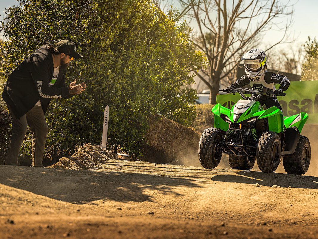 Kawasaki KFX90 Quad Bike - Image 3