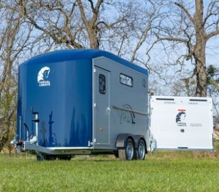 Cheval Liberte Maxi 2 double herringbone horse trailer