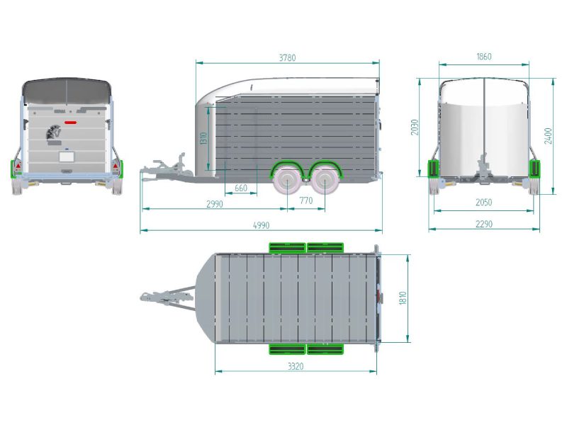 Debon C700 Box Trailer - Image 7