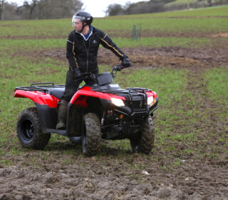 Red Honda Quad Bike