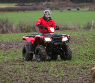 Red Honda Quad Bike