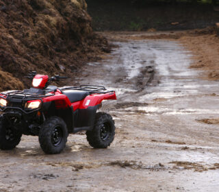 Red Honda Quad Bike