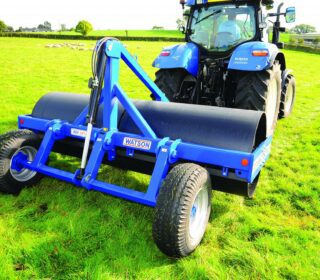 Walter Watson Water Ballast Land Roller c/w Rear Hydraulic Wheel Kit