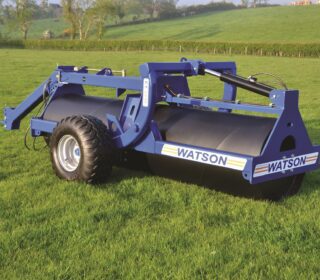 Walter Watson Water Ballast Land Roller c/w End Tow Hydraulic Wheel Kit