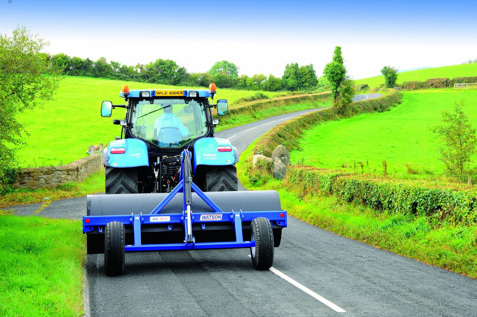 Walter Watson Water Ballast Land Roller c/w End Tow Hydraulic Wheel Kit - Image 9