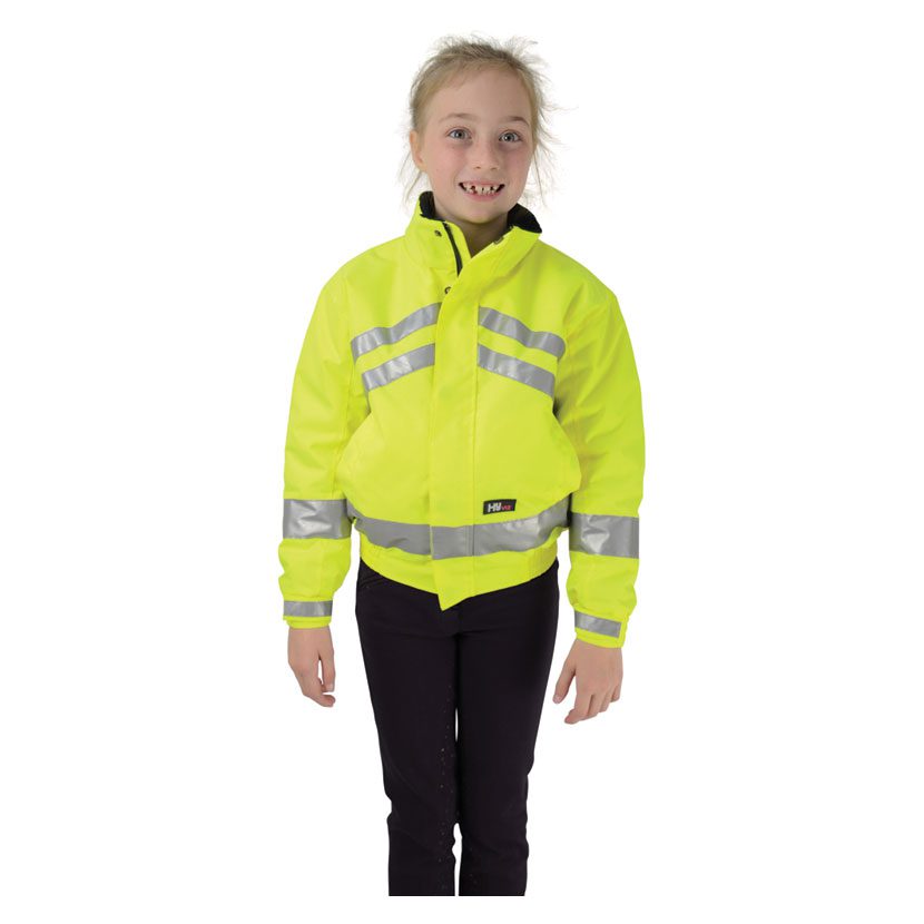 Hy Equestrian Hyviz Childrens Waterproof Jacket - Image 5