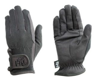 Hy Equestrian Every Day Riding Gloves Black