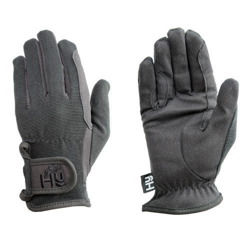 Hy Equestrian Every Day Riding Gloves Black